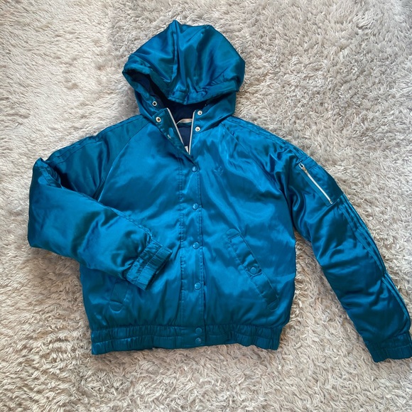 Adidas originals puffy jacket coat